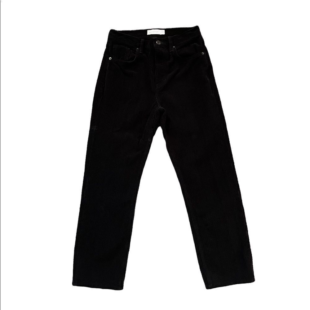 TOPSHOP Black Corduroy Pants Size 26